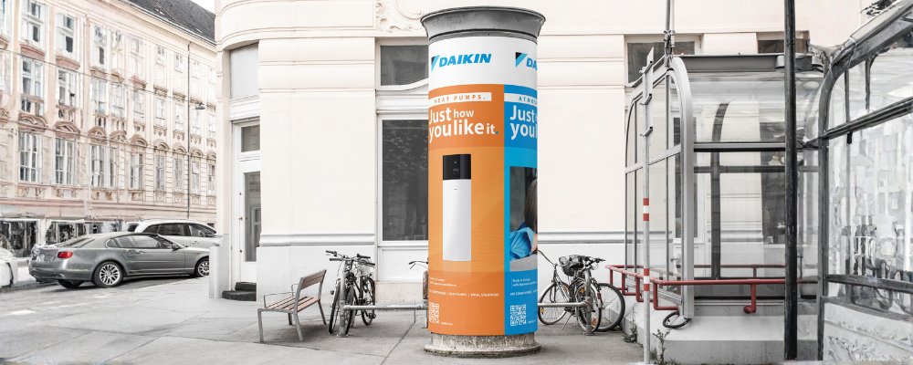 Daikin OOH campaign — Just how you like it